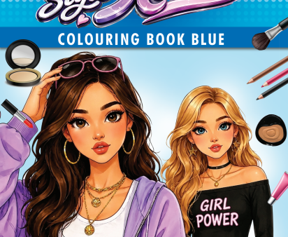 Style Stars - Colouring Book Blue