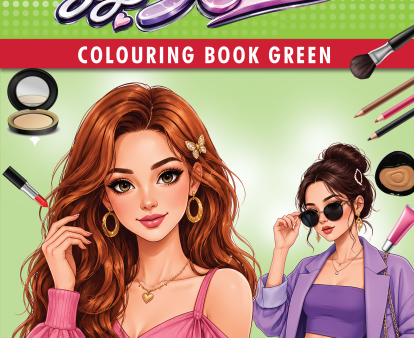 Style Stars - Colouring Book Green