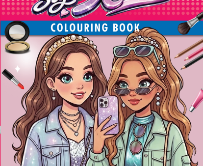 Style Stars – Colouring Book Pink